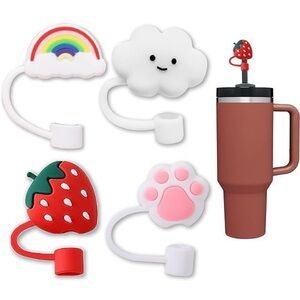 NWT Stanley Straw Covers 8 Piece Set